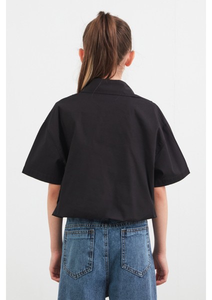 Cepli Tişörtlü Kız Çocuk Gömlek indirimleri