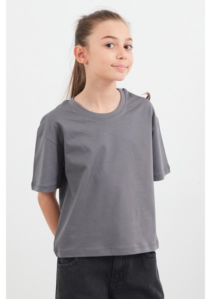 %100 Pamuk Basic Kız Çocuk Tişört modelleri