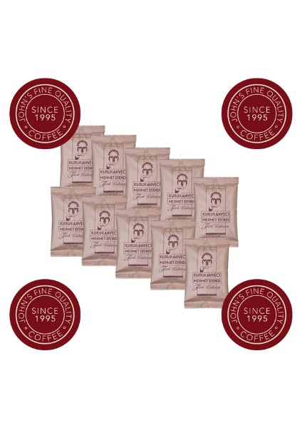 Kurukahveci Mehmet Efendi Türk Kahvesi 100 gr 10 Adet
