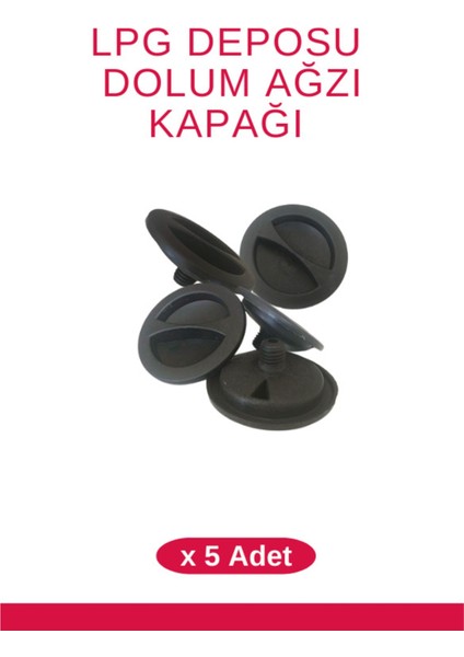 Atiker Lpg Depo Dolum Ağzı Kapağı Ince Diş ( 5 Adet )