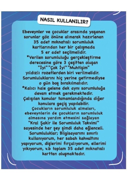 CHV-102049 Chiva Sorumluluk Takvimi