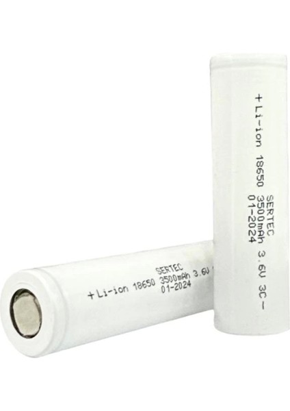 18650 3.7V 3500 Mah 3c Li-Ion Şarjlı Pil