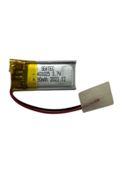 401025 3.7V 90 Mah Li-Polymer Pil DEVRELI/1.5A