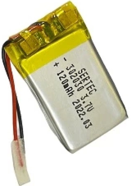 302030 3.7V 120 Mah Li-Polymer Pil DEVRELI/1.5A