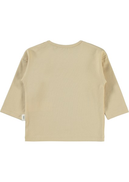 Kız Bebek Sweatshirt 6-18 Ay Taş Rengi fiyatları