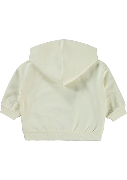Erkek Bebek Kapüşonlu Sweatshirt 6-18 Ay Ekru fiyatları