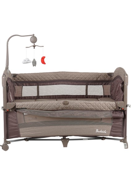 Bedside Anne Yanı Oyun Parkı 70X120 cm Bej indirimleri