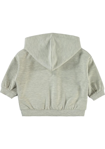 Erkek Bebek Kapüşonlu Sweatshirt 6-18 Ay Karmelanj fiyatları