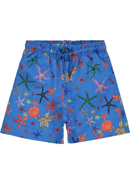 Erkek Çocuk Şort 6-9 Yaş Mavi