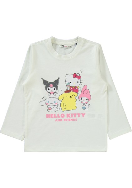 Kız Çocuk Pijama Takımı 2-5 Yaş Ekru modelleri