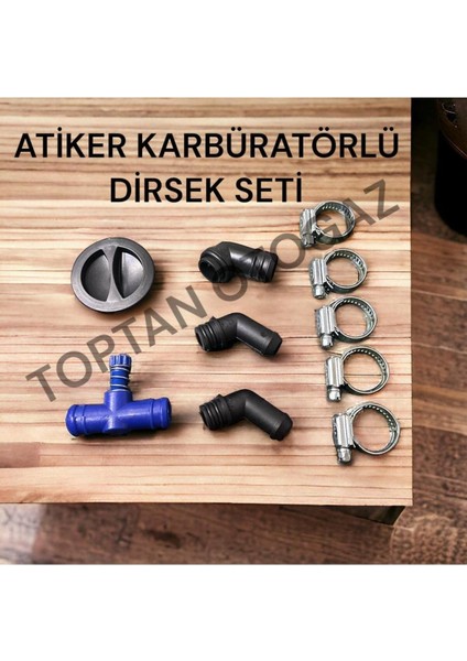 Karbüratörlü Regülatör Dirsek Set + Ayar Vanası