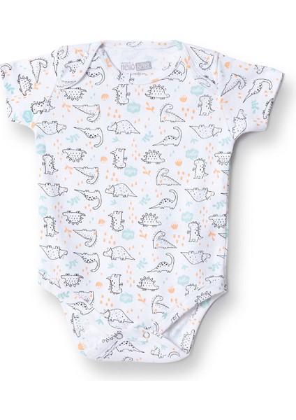 Erkek Bebek Kısa Body Çıtçıtlı Zarf Yaka