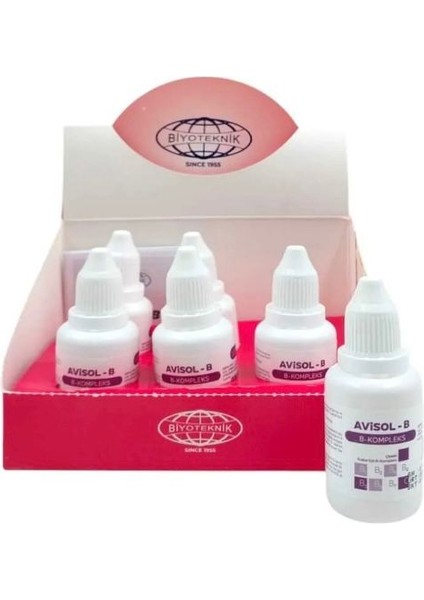 Biyo Avisol-B - Kuşlar Için Tüy Dökülmesine Karşı Vitamin Takviyesi (20 Cc) fırsatları
