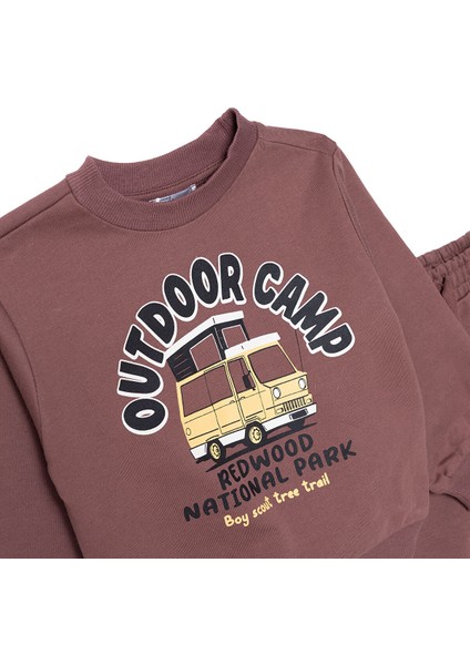 Erkek Bebek Eşofman Takım Bisiklet Yaka Uzun Kol modelleri