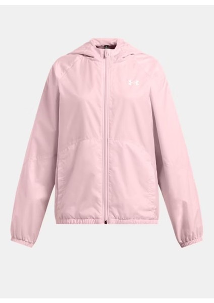 Pembe Kız Çocuk Rüzgarlık 1384206-647-UA Sport Wındbreaker Jk