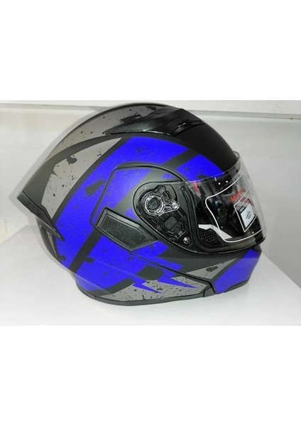 Jk-20 JK902 Çene Pedli Güneş Vizörlü Çeneden Açılır Kask [d-1] L Beden modelleri