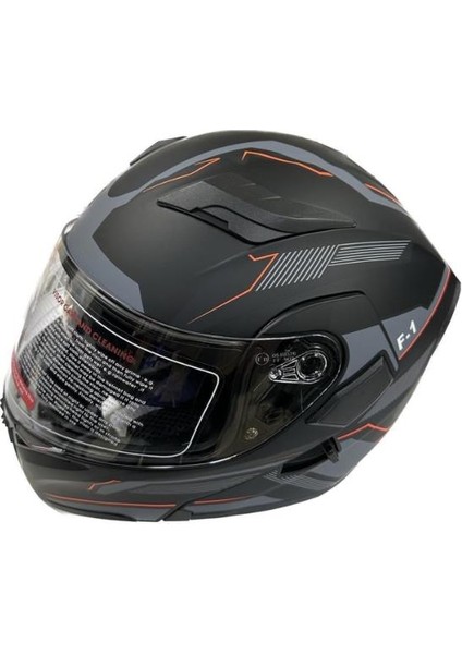 Jk-20 JK115 Çeneli Motosiklet Kaskı Güneş Gözlüklü [f-3] Desen M Beden fırsatları