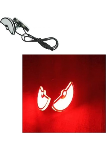 12V Evrensel Araç&motorsiklet LED Flash Eye Göz Dekorasyon Strobe (Flaş) Stop&fren Lamba Cylınder Kırmızı