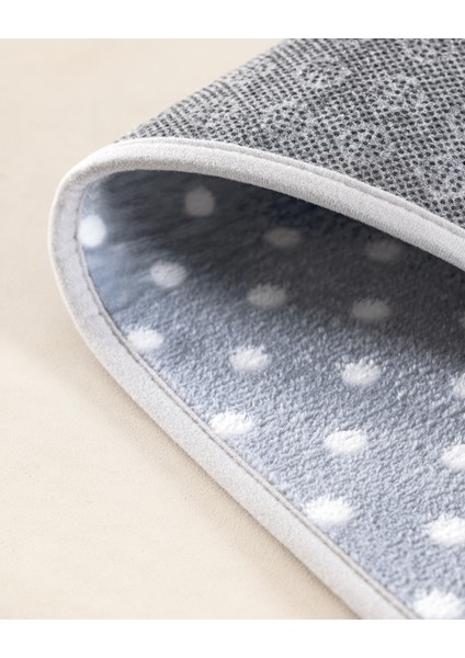 Brume Puantiyeli 2'li Banyo Paspası - Gri fırsatları