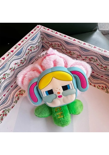 2025 Crybaby Için Yaratıcı Ağlayan Çanta Bebek Peluş Taze Çiçek Anahtarlık Kolyesi Sevimli Kız Okul Çantası Kolye Color: Ff (Yurt Dışından)