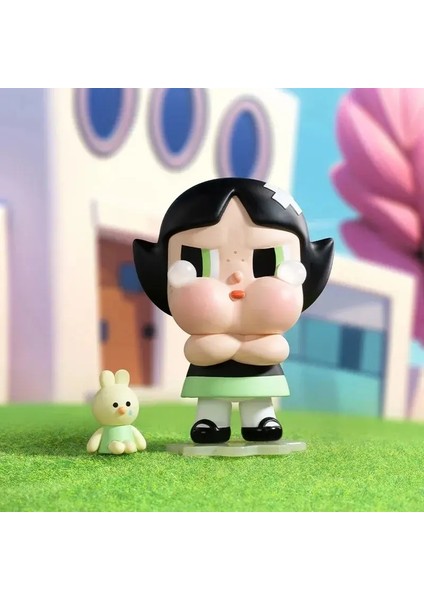 Pop Mart Crybaby x Power Kızlar Serisi Kutu Oyuncaklar Tahmin Tag Gizem Kutusu Mistery Caixa Aksiyon Figürü Şaşırtıcı Sevimli Model Renk: Buttercup (Yurt Dışından)