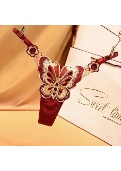 Bordoüzeri Gold Kelebek Nakışlı R modelleri