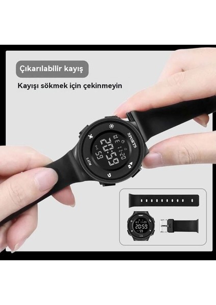 Su Geçirmez Parlak Çok Fonksiyonlu Spor Saati (Yurt Dışından) fırsatları
