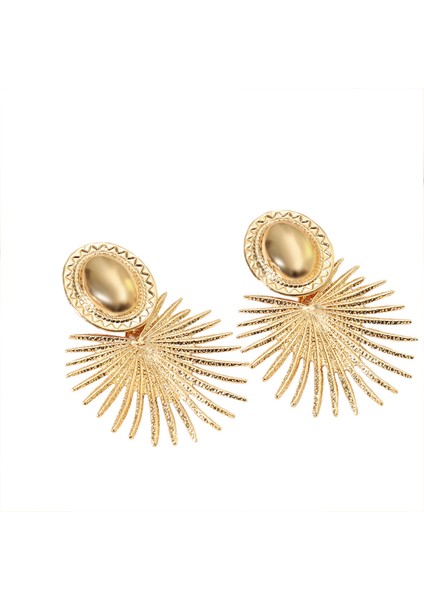 Sınır Ötesi Moda Abartılı Küpe (Yurt Dışından)