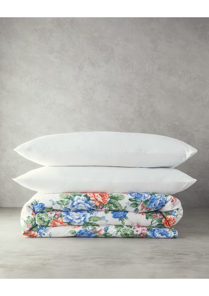 Rose Romance King Size Nevresim Seti 240 x 220 cm Mavi