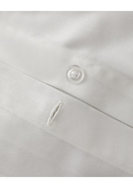 Modello Nakışlı Pamuk Saten Çift Kişilik Nevresim Takımı 200 x 220 cm Beyaz indirimleri