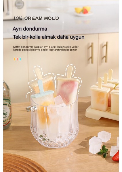 Jiugongge Ev Yapımı Dondurma Buz Küpü Kalıp Gıda Sınıfı (Yurt Dışından) fiyatları
