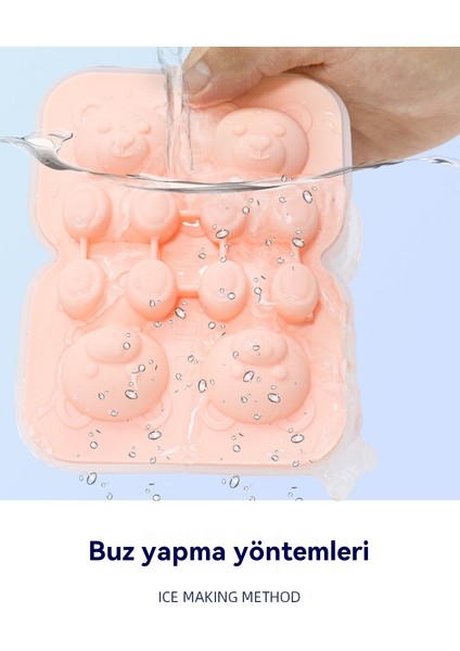 Silikon Ayı Stili Ev Yapımı Dondurma Buz Küpü Kalıbı (Yurt Dışından) modelleri