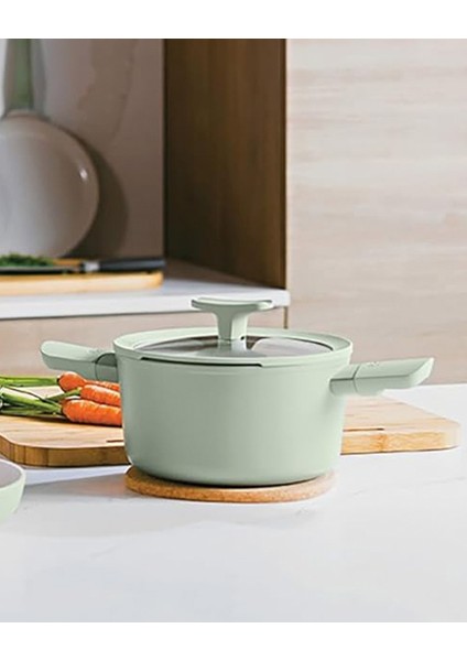 Berghoff Leo Balance Sage Tencere 20 cm Ada Çayı Yeşili