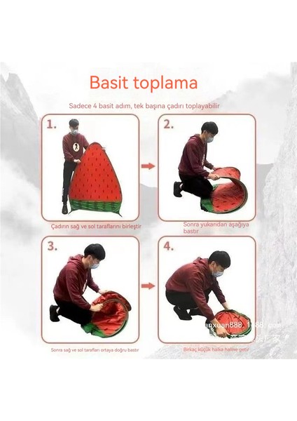 Açık Bir Saniye Açık Açık Plaj Çim Anti-Su Geçirmez ve Vahşi Kamp Otomatik Hızlı Katlanır Çadır (Yurt Dışından) fiyatları