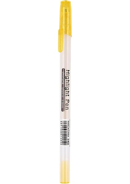 0.8mm Renkli Vurgulayıcı Çizim Çizimi Boyama Floresan Kalem Tebrik Kartları Dergi Işaretçisi Sanat Kırtasiye Malzemeleri Renk: Altın (Yurt Dışından)