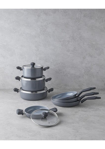 Prego Cerawell Tencere 26 cm Gri
