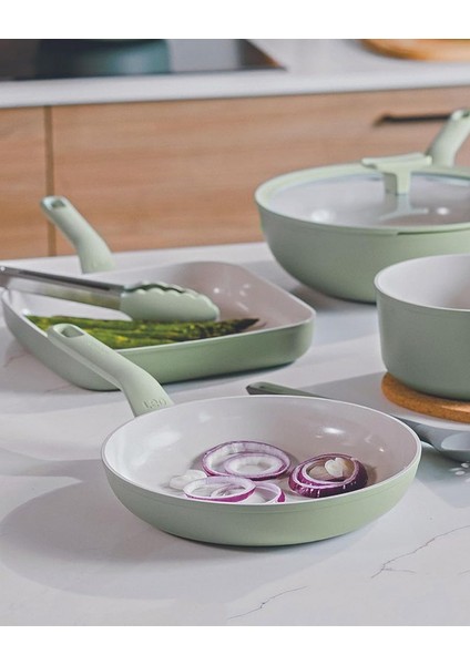 Leo Balance Sage Tava 24 cm Ada Çayı Yeşili fiyatları