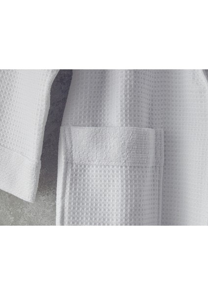 Como Microcotton Pike Bornoz Seti Beyaz