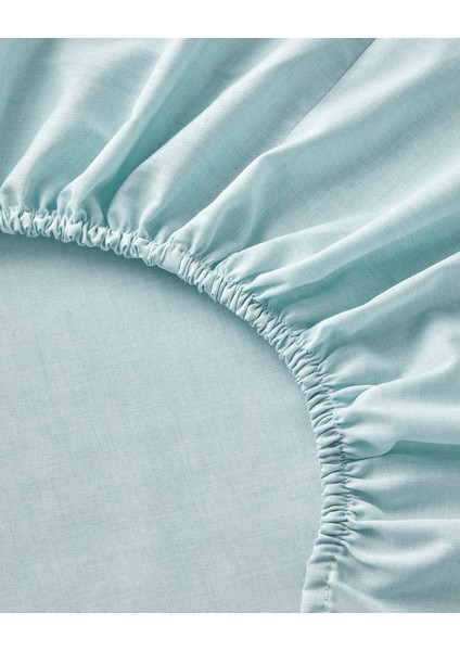 Soft Streaks Ipliği Boyalı Çift Kişilik Nevresim Takımı 200X220 cm Yeşil