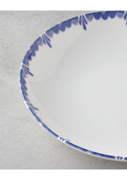 Bluebell Porselen Yemek Takımı 24 Parça 6 Kişilik Mavi