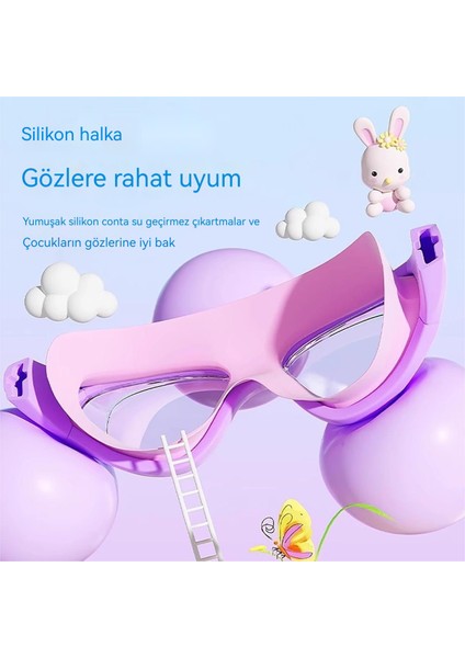 Çocuk Su Geçirmez Anti Sis Hd Yüzme Gözlükleri Yüzme Şapkası Kulaklık 3 Adet (Yurt Dışından) fiyatları