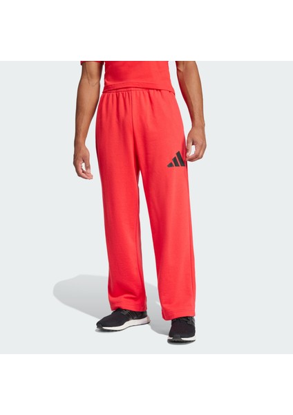Sportswear JF3601 Essentials Wide Leg 3 Bar Logo Pants