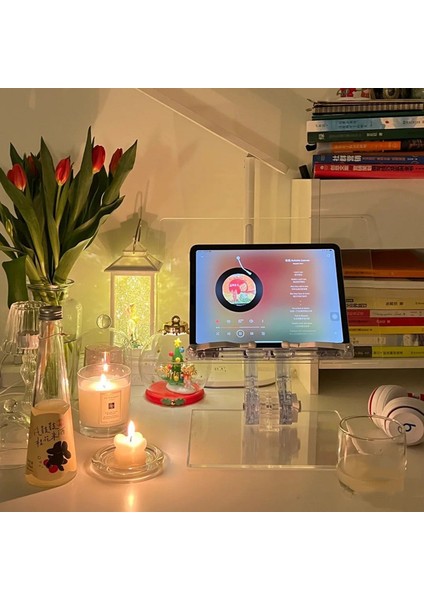 Geri Çekilebilir Akrilik Şeffaf Okuma Standı, Okuma Standı, ipad Tablet Standı (Yurt Dışından) fırsatları