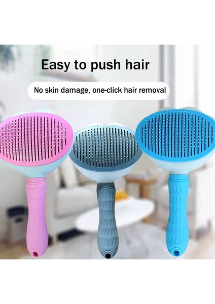 Mavi Pet Kedi Fırça Kedi Tarak Kediler Kendi Kendini Temizleyen Slicker Fırça Saç Bakım Fırçası Köpek Masajları Evcil Hayvanlar Tarak Kedi Aksesuarları (Yurt Dışından) fiyatları