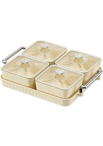 Ünmüş Tepsisi Tabağı Mutfak Kavanozları Çıkarılabilir Ücüler 4 Kase (Yurt Dışından) modelleri