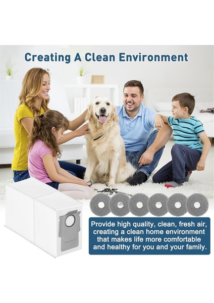 Roborock Qrevo Curve / P20 Pro / P10 Elektrikli Süpürge, Toz Torbası Paspas Pedleri Robot Elektrikli Süpürge Yedek Parçaları (Yurt Dışından) fırsatları