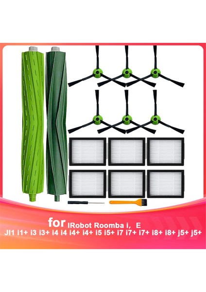 Irobot Roomba I, E ve J Serisi I4 I4+ I5 I5+ I7 I7+ I8+ J5 J5+ Robot Süpürgeler Için Uyumlu Yedek Parçalar (Yurt Dışından)