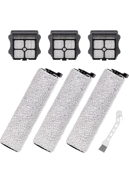 Tineco Ifloor 3 ve Ifloor One S3 Kablosuz Islak Kuru Elektrikli Süpürge Için Yedek Fırça Silindirleri ve Filtre Seti (Yurt Dışından)