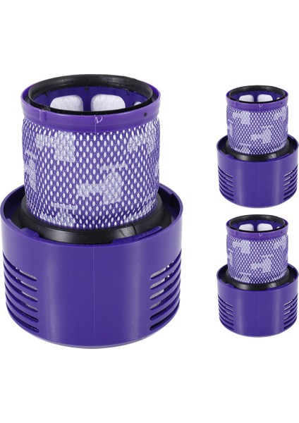 Dyson V10 SV12 Için 3 Paket Hepa Yedek V10 Filtreleri, Parça No. 969082-01, Yıkanabilir ve Tekrar Kullanılabilir (Yurt Dışından)