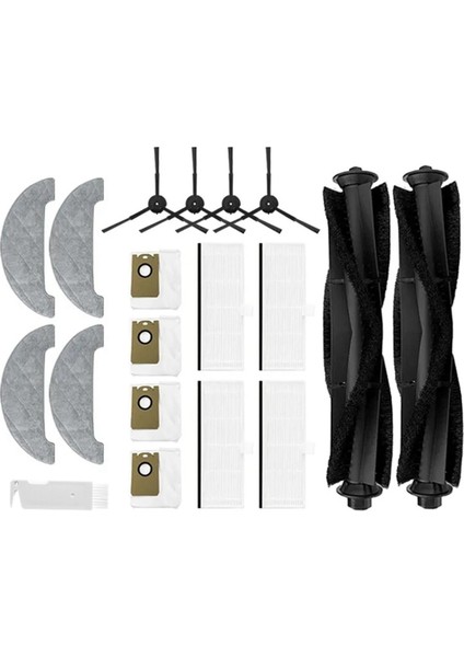 Xiaomi Viomi S9 Robot Süpürge Aksesuarları Hepa Filtre Ana Yan Fırça Toz Torbası Paspas Bezleri Yedek Parçalar (Yurt Dışından)